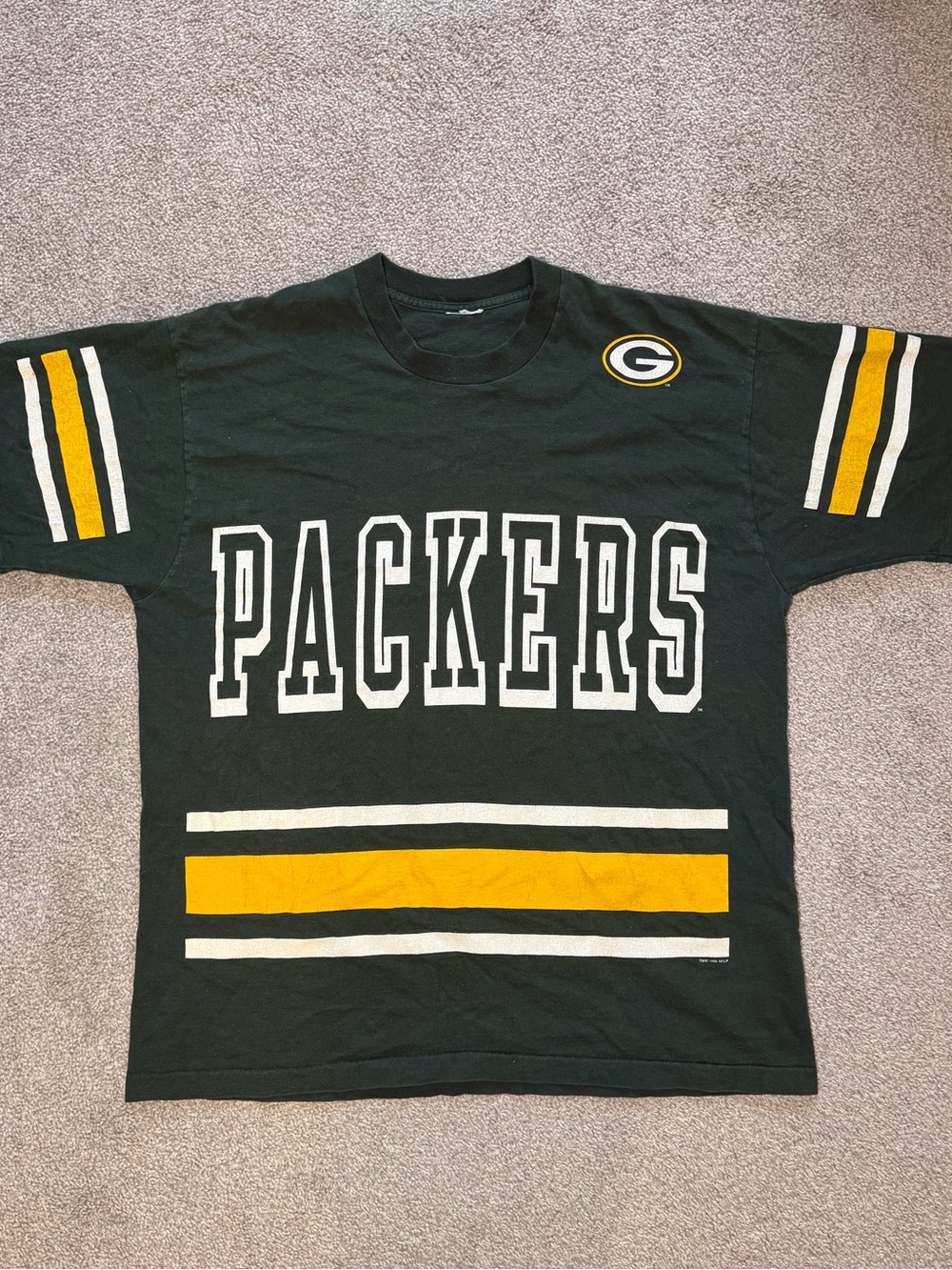 Vintage Green Packers Brett Favre Graphic Tee